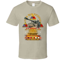 Load image into Gallery viewer, 3rd Armored Division  - Gelnhausen, Germany - M109 Howitzer Sp  - Spearhead W Fire - 1973-76 W Dui - Cold X 300 T Shirt
