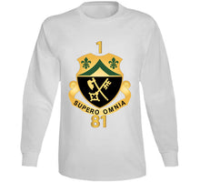 Load image into Gallery viewer, 1st Battalion, 81st Armor - Dui W Regiment Number X 300 T Shirt
