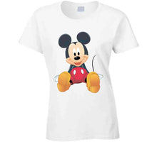 Load image into Gallery viewer, Mickey Sitting X 300 Ladies T Shirt
