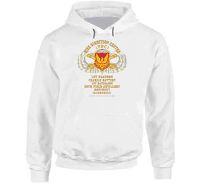 39th Field Artillery Regiment, 1st Platoon, Fdc, Charlie Battery, 1st Battalion Airborne - V1 Gold X 300 T Shirt