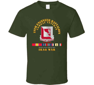 Army - 19th Engineer Battalion - Iraq War W Svc Classic T Shirt, Crewneck Sweatshirt, Hoodie, Long Sleeve