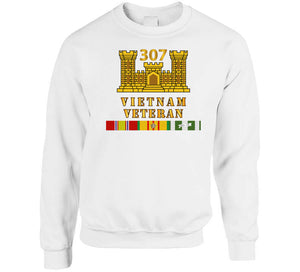 Army - 307th Engineer Battalion - Eng Branch - Vietnam Vet W Vn Svc Classic T Shirt, Crewneck Sweatshirt, Hoodie, Long Sleeve