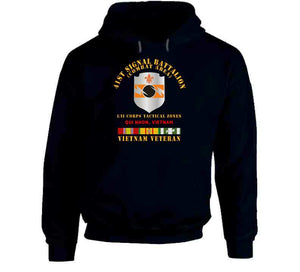 Army - 41st Signal Bn Combat Area Vn Vet W Svc Ribbon - Qui Nhon X 300 Classic T Shirt, Crewneck Sweatshirt, Hoodie, Long Sleeve