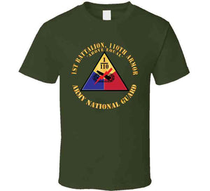 1st Battalion, 110th Armored Regiment - Ssi - Above Equal - Arng X 300 T Shirt