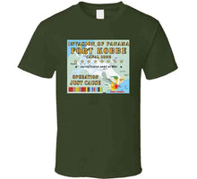 Load image into Gallery viewer, Invasion Of Panama - Just Cause - Fort Kobbe - Cz W Svc Ribbons W Map X 300 T Shirt
