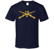 Load image into Gallery viewer, Army - 116th Infantry Regiment Branch - Alpha Company Wo Txt Classic T Shirt, Crewneck Sweatshirt, Hoodie, Long Sleeve
