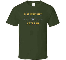 Load image into Gallery viewer, Airplane - B-47 Stratojet Bomber - Front - Veteran X 300 T Shirt
