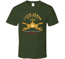 Load image into Gallery viewer, 110th Armor Regiment - Above Equal X 300 T Shirt
