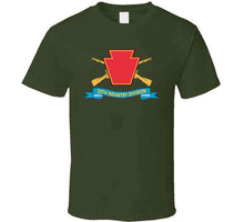 Load image into Gallery viewer, Army - 28th Infantry Division - W Br - Ssi - Ribbon X 300 T Shirt
