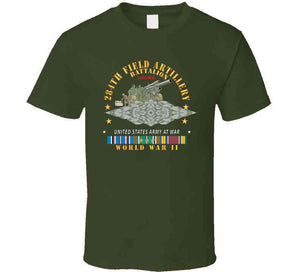 Dui - 284th Field Artillery Battalion - Dui W Br - 105mm Gun - Crew - Eur Svc Wwii X 300 Classic T Shirt, Crewneck Sweatshirt, Hoodie, Long Sleeve