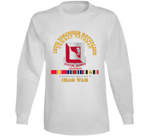 Army - 19th Engineer Battalion - Iraq War W Svc Classic T Shirt, Crewneck Sweatshirt, Hoodie, Long Sleeve