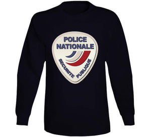 Police Nationale France Police without Text Classic T Shirt, Crewneck Sweatshirt, Hoodie, Long Sleeve