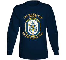 Load image into Gallery viewer, Navy - Uss Milwaukee (lcs-5) X 300 T Shirt
