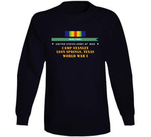 Load image into Gallery viewer, Army - Camp Stanley, Leon Springs, Texas with World War I Service Ribbon Classic T Shirt, Crewneck Sweatshirt, Hoodie, Long Sleeve
