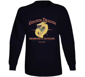 Navy - Domain Of The Golden Dragon Wo Txt X 300 Classic T Shirt, Crewneck Sweatshirt, Hoodie, Long Sleeve