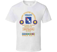 Load image into Gallery viewer, Army - 423rd Infantry Regiment, 106th Infantry Div - Northern France Rhineland Eur Wwii W Eur Svc X 300 T Shirt
