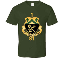 Load image into Gallery viewer, 1st Battalion, 81st Armor - Dui W Regiment Number X 300 T Shirt
