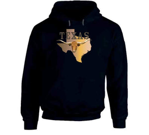 Texas - Rattler Skin -texas State Map W Longhorn X 300 Classic T Shirt, Crewneck Sweatshirt, Hoodie, Long Sleeve