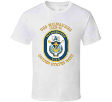 Load image into Gallery viewer, Navy - Uss Milwaukee (lcs-5) X 300 T Shirt
