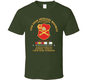 6th Battalion, 10th Field Artillery Regiment - Warner Barracks - Bamberg, Ge W Cold Svc X 300 T Shirt