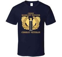 Load image into Gallery viewer, Emblem - Warrant Officer - Cw6 - Combat Veteran X 300 T Shirt
