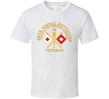 Load image into Gallery viewer, Army - 38th Signal Bn W  Br - Voice Of The Pershing Missiles W Bn Num - Veteran X 300 T Shirt
