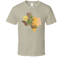 Load image into Gallery viewer, Texas -  Yellow Rose Of Texas W Texas State Map X 300 Classic T Shirt, Crewneck Sweatshirt, Hoodie, Long Sleeve
