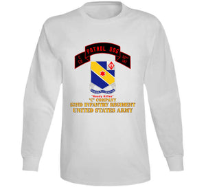 Army - C Co 52nd Infantry - Patrol Dog (highlight) - Ready Rifles Classic T Shirt, Crewneck Sweatshirt, Hoodie, Long Sleeve
