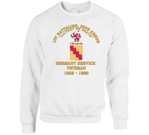 Army - 1st Bn, 32nd Armor - Germany Service Veteran - 1958 - 1960 X 300 Classic T Shirt, Crewneck Sweatshirt, Hoodie, Long Sleeve