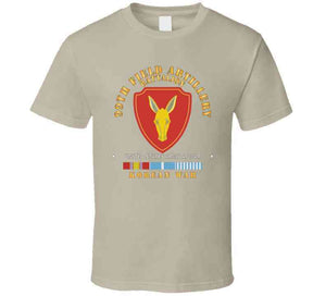 Army  - 99th Field Artillery Battalion - Korean War W Kor Svc X 300 T Shirt