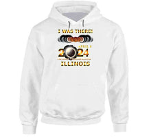 Load image into Gallery viewer, Total Eclipse - 2024 - I Was There W Yellow Outline - Illinois T Shirt
