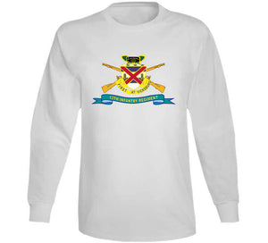 Army - 13th Infantry Regiment - Dui W Br - Ribbon X 300 Classic T Shirt, Crewneck Sweatshirt, Hoodie, Long Sleeve