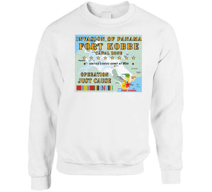 Invasion Of Panama - Just Cause - Fort Kobbe - Cz W Svc Ribbons W Map X 300 T Shirt