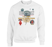 Load image into Gallery viewer, Army - Fort Liberty North Carolina - Us Army Special Operations Command (usasoc) - Ssi - Dui W 3 Parachutes X 300 T Shirt
