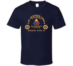 5th Armored Group (colored) -  Camp Hood, Tx - Tank Destroyer Center - Ssi - Dui X 300 T Shirt