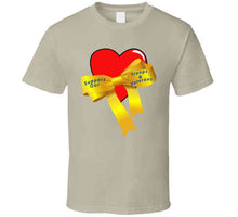 Load image into Gallery viewer, Army - Heart - Yellow Ribbon - Support Troops And Vets X 300 Classic T Shirt, Crewneck Sweatshirt, Hoodie, Long Sleeve
