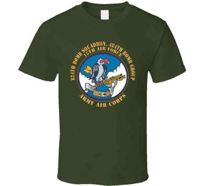 824th Bomb Squadron, 484th Bomb Group - 15th Aaf - V2 Color W Txt X 300 T Shirt