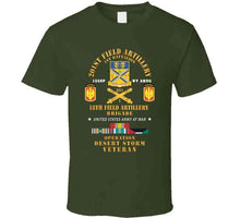 Load image into Gallery viewer, Army - 1st Battalion, 201st Artillery, 18th Fa Bde - Operation Desert Storm Veteran X 300 T Shirt
