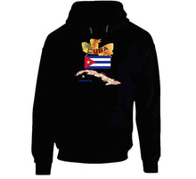 Load image into Gallery viewer, Cuba - Cuba With Palm And Map X 300 T Shirt
