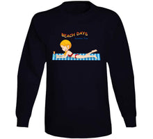 Load image into Gallery viewer, Girl On Beach Towel - Beach Days - Summer Fun X 300 T Shirt

