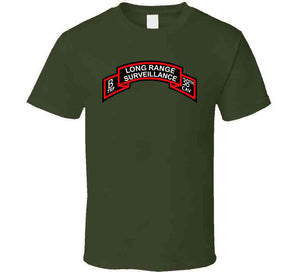 Ssi - B Trp,  38th Cavalry (long Range Surveillance )scroll X 300 T Shirt