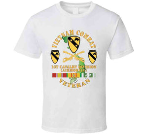 Vietnam Combat Veteran W 1st Cav Dui X 300  Classic T Shirt, Crewneck Sweatshirt, Hoodie, Long Sleeve