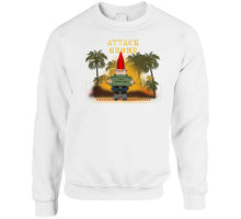 Load image into Gallery viewer, Attack Gnome W Claymore - Grenade W Fire W Jungle X 300  Classic T Shirt, Crewneck Sweatshirt, Hoodie, Long Sleeve
