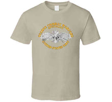 Load image into Gallery viewer, Seabee Combat Warfare Spec Badge - Em W Txt T Shirt
