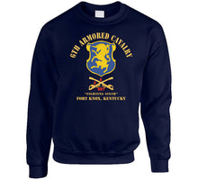 Load image into Gallery viewer, Army - 6th Acr W Cav Br Ft Knox Kentucky - Red Txt X 300 Classic T Shirt, Crewneck Sweatshirt, Hoodie, Long Sleeve
