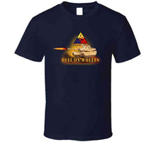 Load image into Gallery viewer, Army - 2nd Armored Division  - M1a1 Tank  - Hell On Wheels W Fire X 300 Classic T Shirt, Crewneck Sweatshirt, Hoodie, Long Sleeve
