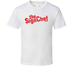 The Sign Chef Dot Com - Red Txt Hoodie