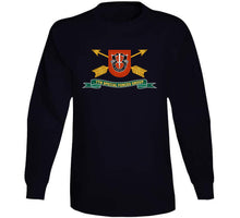 Load image into Gallery viewer, Army - 7th Special Forces Group - Flash W Br - Ribbon X 300 T Shirt
