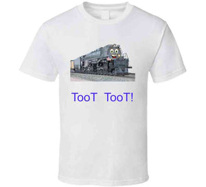 Toot Toot Train Baby Bib