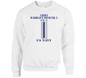 Navy - Rank - Chief Warrant Officer - Cw5 T Shirt